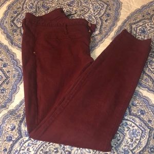 💋Maroon Refugee Jeans💋